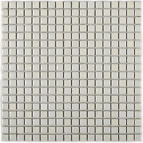 Мозаика Bonaparte Керамическая мозаика Aspen 15х15 глянцевая белая 30х30 см