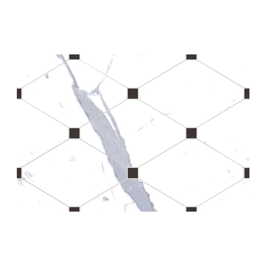 Настенная плитка Eurotile Statuario 9 SR 0305 40х27 см