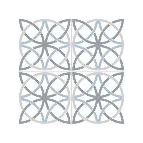 Керамогранит Nice Ker Chic Bosham White матовый белый 45,2x45,2 см