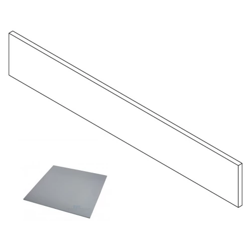 Плинтус Грани Таганая Профи темно-серый антискользящий GT007A 60х9,5 см