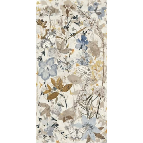 Керамогранит La Fenice Velvet Marble Decoro Jolie Reactive 3D матовый бежевый 12MBV09D 120х60 см