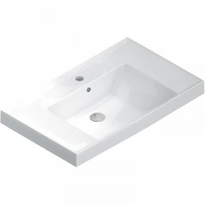 Раковина Kerama Marazzi Cubo подвесная мебельная 80 белая глянцевая CU.wb.80 80,5х48,5 см