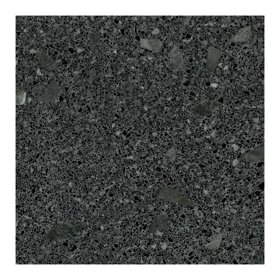 Керамогранит Arcana Ceramica Страччателла Мисcела-Р Графито / Stracciatella Miscela-R Grafito матовый черный ARC_STR_MG 80х80 см