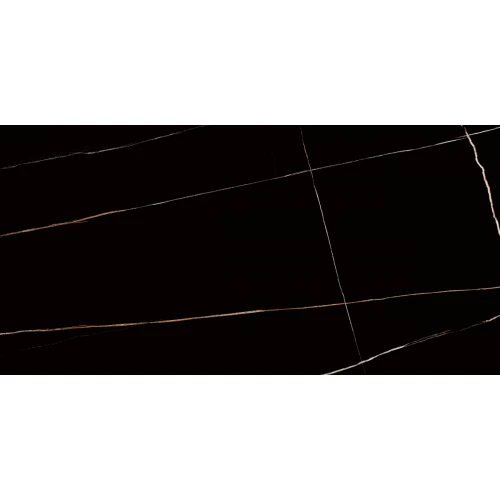 Керамогранит Laparet Lawa Black Полированный черный 120х60 см