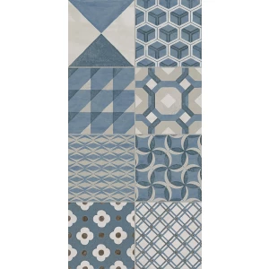 Декор Kerama Marazzi Онда матовый обрезной синий 30х60 см