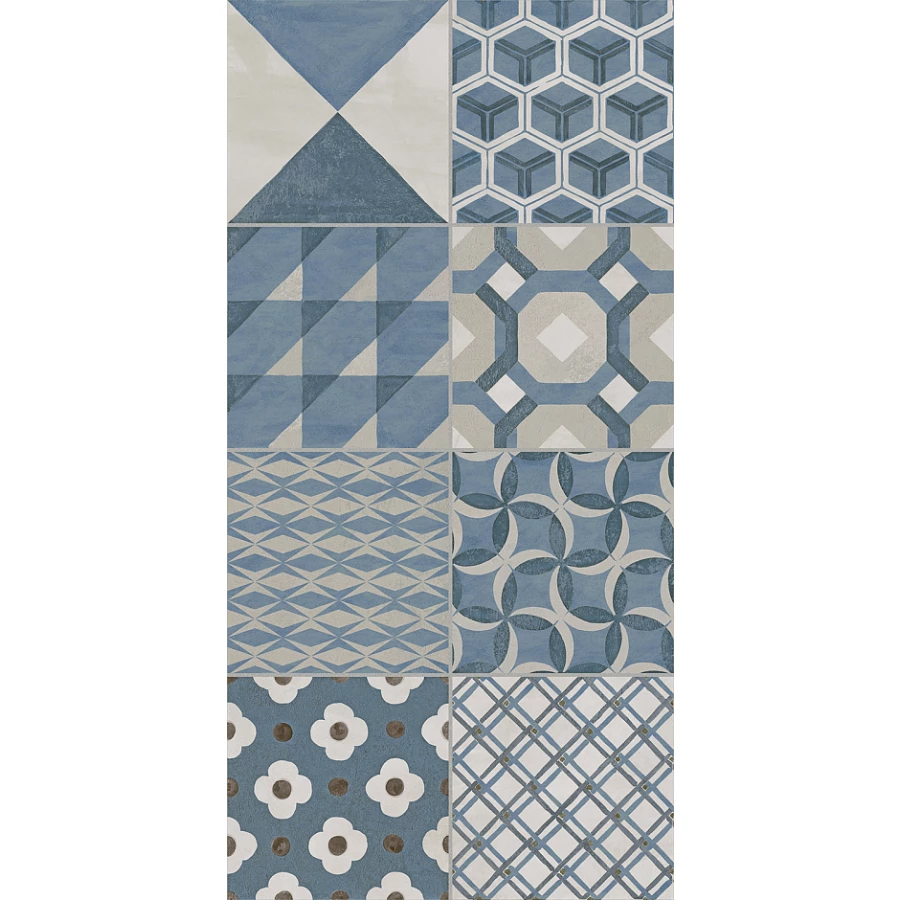 Декор Kerama Marazzi Онда матовый обрезной синий 30х60 см