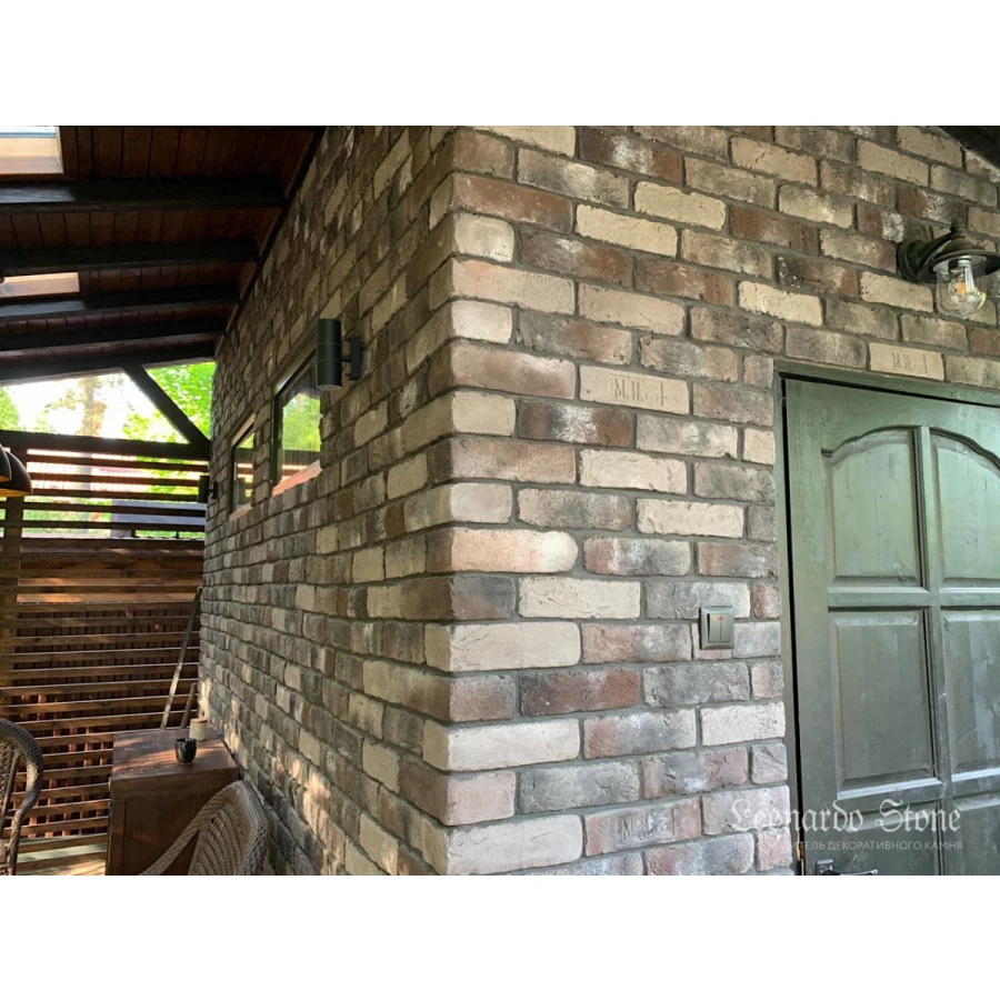 Плитка под кирпич Leonardo Stone Орлеан 465 25-28х7-8х1,7 см