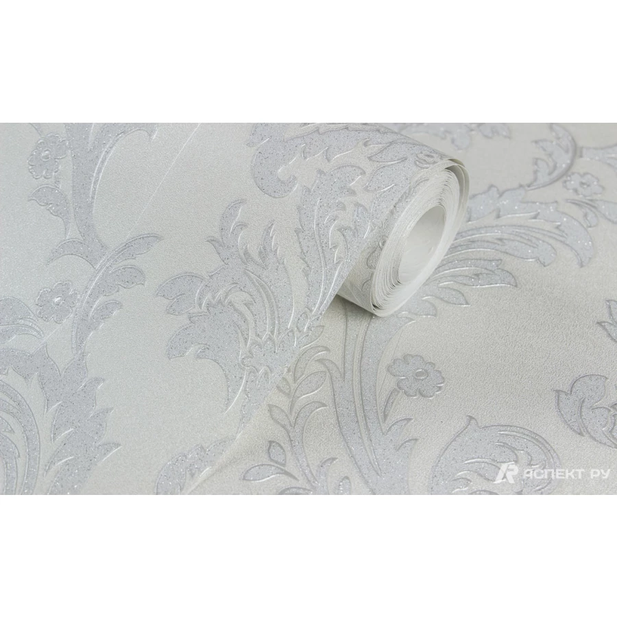 Обои флизелиновые Аспект Deluxe Луиза серый 70576-14 1,06х10,05 м