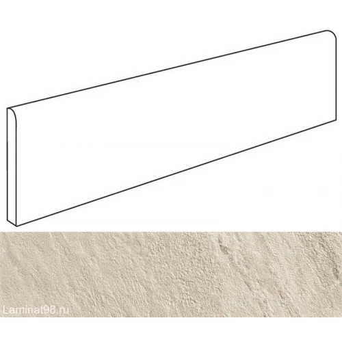 Керамогранит Atlas Concorde Era Ivory Battiscopa Плинтус матовый бежевый 610130000489 60х7,2 см