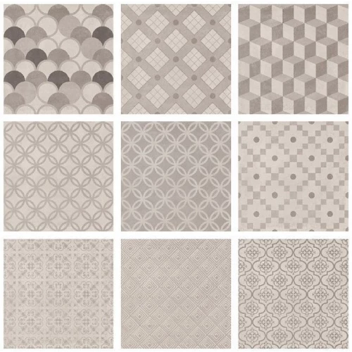 Керамогранит Kerama Marazzi Карнаби-стрит бежевый орнамент 20х20 см