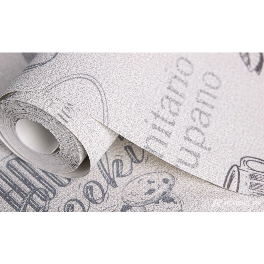 Обои флизелиновые Аспект Арриба Серый 70552-14 1,06х10,05 м