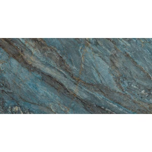 Керамогранит Laparet Beam Turquoise лаппатированный шайн бирюзовый 120х60 см