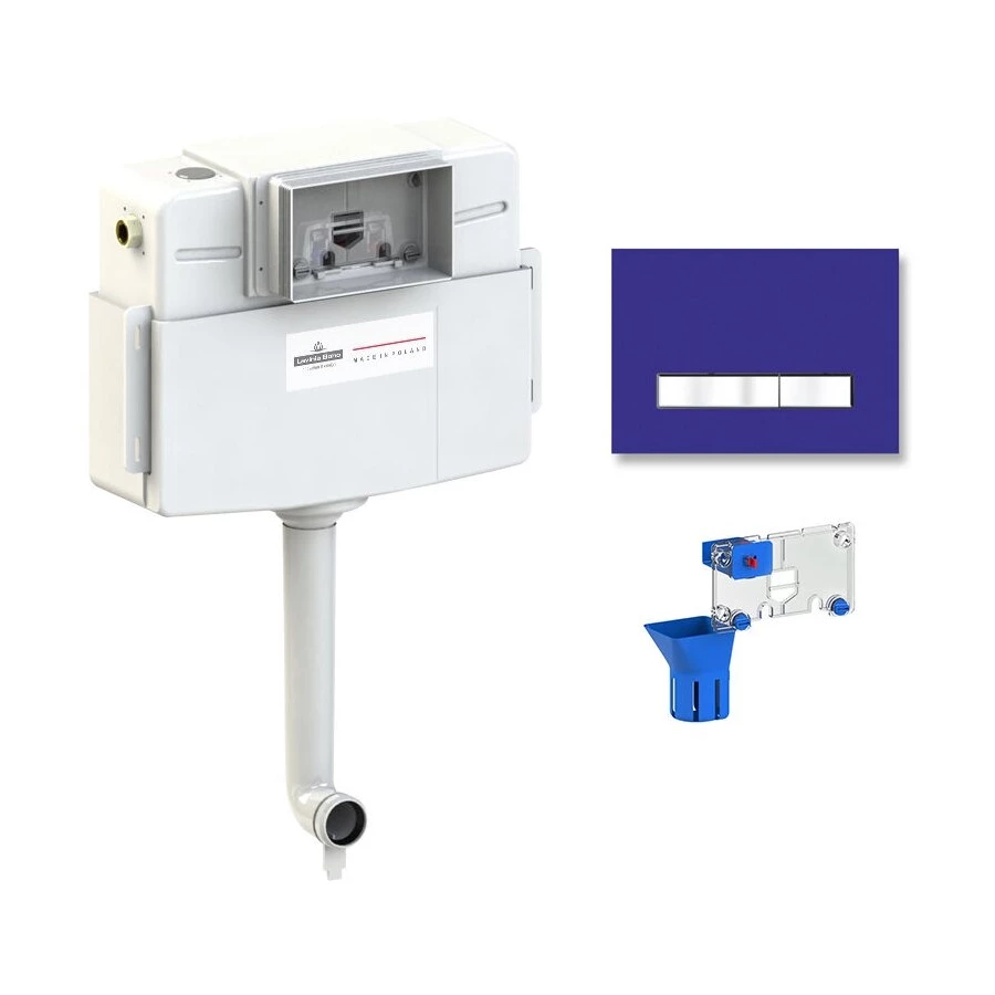 Комплект бачка скрытого монтажа для приставного унитаза Lavinia Boho Relfix 77030068 (комплект 3 в 1)