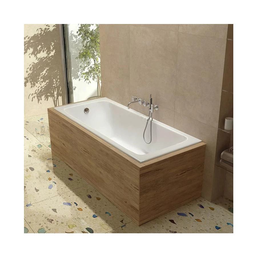 Чугунная ванна Wotte Line Line 1600x700 160x70 см