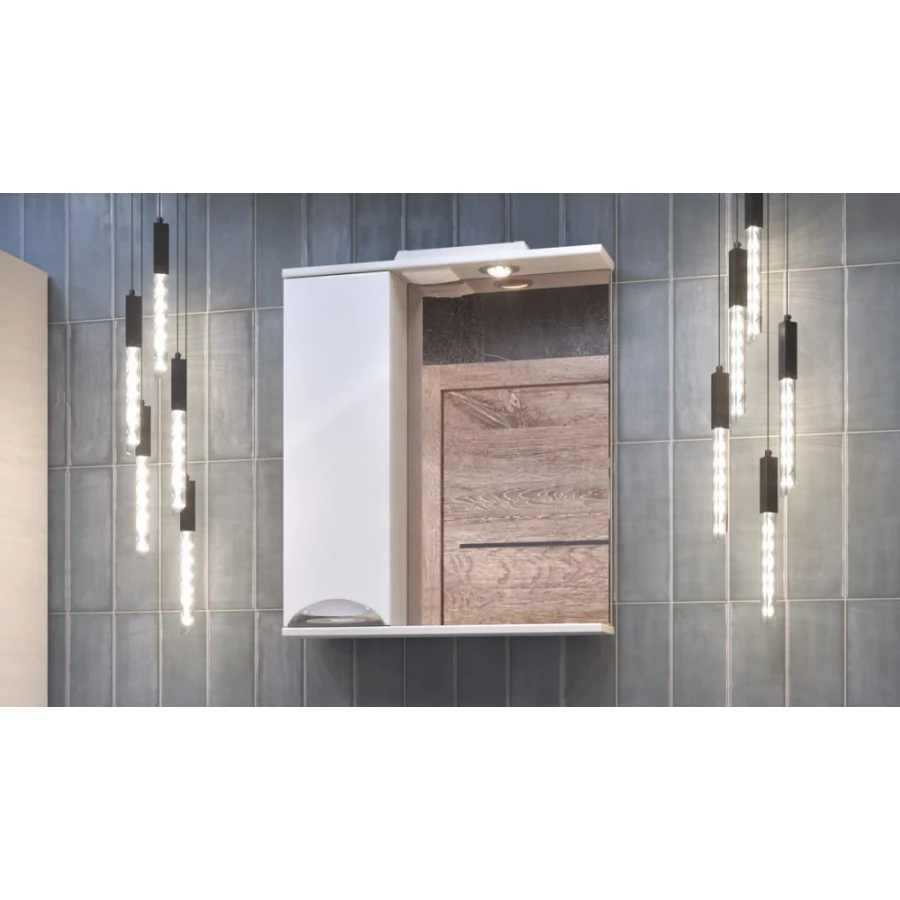 Зеркало шкаф Vigo Callao 600 навесной с зеркалом левый z.CAL.60.L 60x70 см