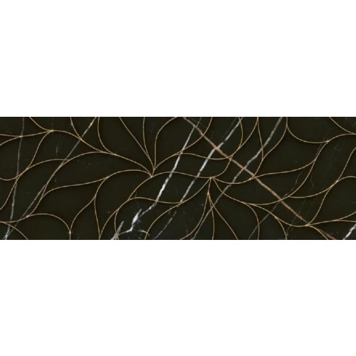 Декор Eletto Ceramica Black & Gold Struttura 588112002 24,2*70