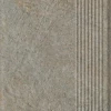Ступень Ceramika Paradyz Eremite Taupe Stopnica Prosta Struktura Mat B1a матовая серая 60х30 см