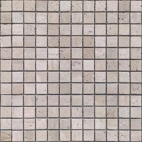 Мозаика из натурального камня LeeDo Ceramica Pietrine Caramelle Travertino Beige MAT 29,8х29,8 см