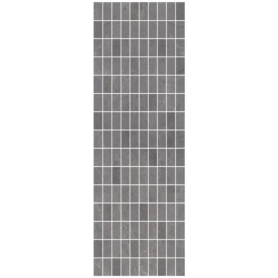 Декор Kerama Marazzi Низида мозаичный серый MM12098 25х75