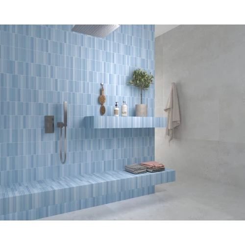 Керамогранит Dune Ceramica Kit-Kat Mosaic Sky Matt матовый небесно-голубой 188913 23,1х11,5 см