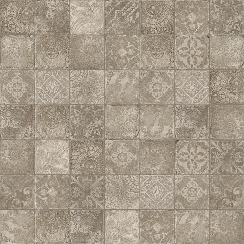 Керамогранит Isla Tiles Pomposa Dec Mix Mineral матовый серый 1006828 20х20 см