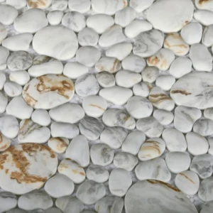 Мозаика Bonaparte Стеклянная мозаика Point Beige матовая белая 30,5х30,5 см