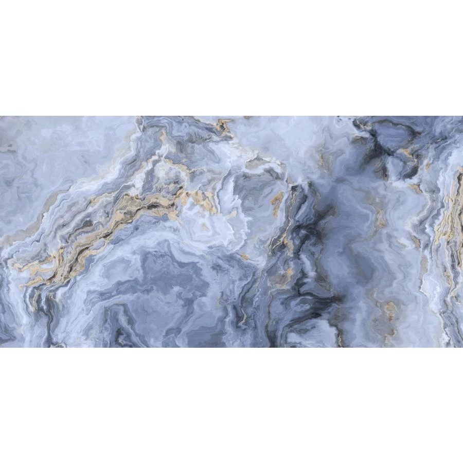 Керамогранит Neodom Luxury Arabesque Blue Polished голубой N20354 120x60 см