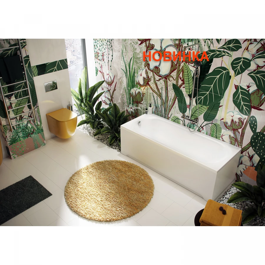 Ванна акриловая Azario Alegra прямоугольная AV0021170 170х70 см