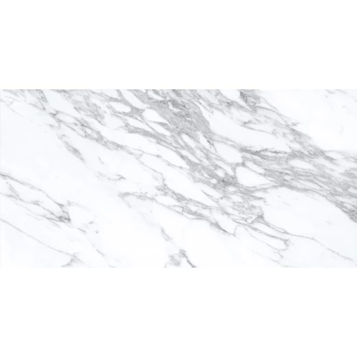 Керамогранит lamore Ceramic Gloss 60х120 Lamiton Bianco глянцевый бело-серый 60/120-031 120х60 см