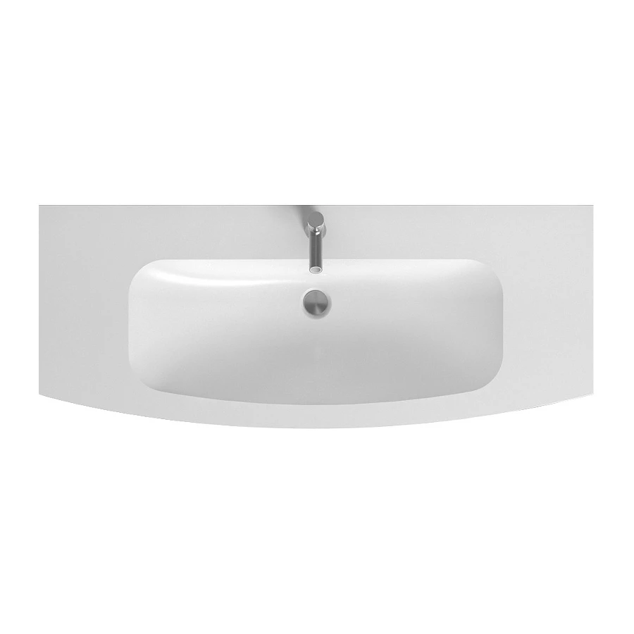 Стеклянная раковина Jacob Delafon Nona матовый белый 1 раковина EB1886RU-DE1 120 см