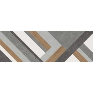 Плитка настенная ALMA Ceramica Stereo матовая многоцветная TWU3090STO74R 90х30 см