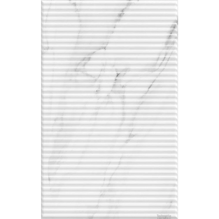 Плитка настенная Шахтинская плитка Арко низ 02 глянцевая белая 010100001581 40х25 см