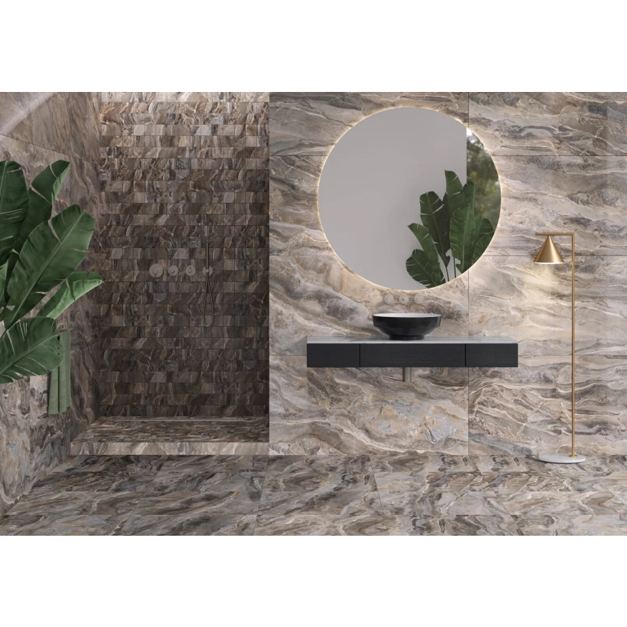 Керамогранит VitrA MarbleSet Оробико Темный Греж лаппатированный K951333LPR01VTEP 120х60 см