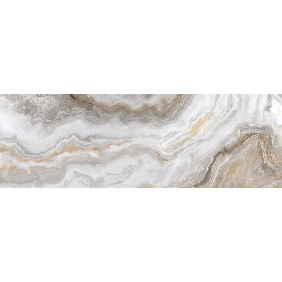 Плитка настенная Primavera Hypnose Grey B glossy GL10B 90х30 см