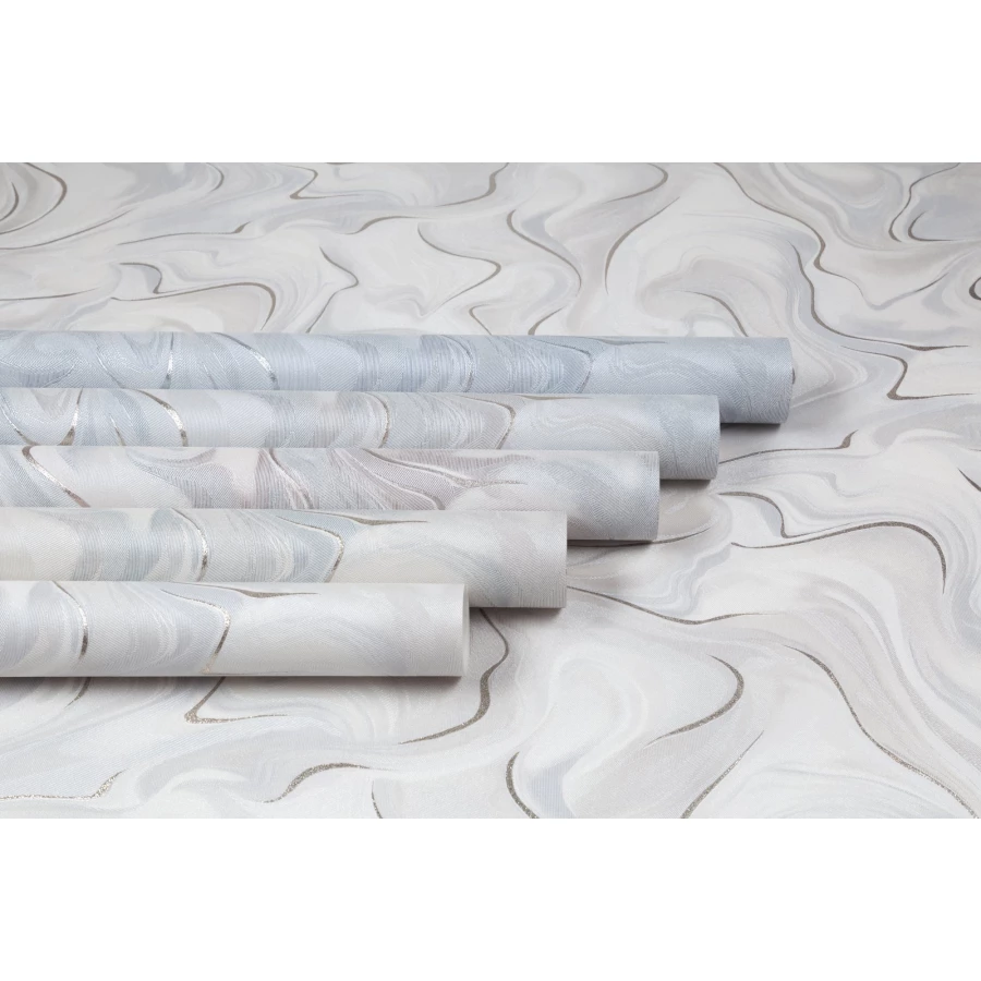 Обои флизелиновые Palitra Home Protect-Ultra серые HC31229-41a 1,06х10,05 м