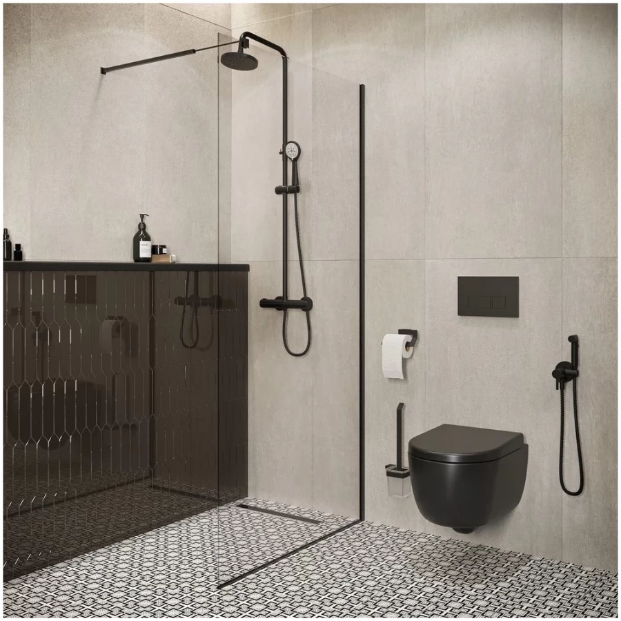 Унитаз подвесной безободковый Bocchi Parma черный матовый 1417-004-0129