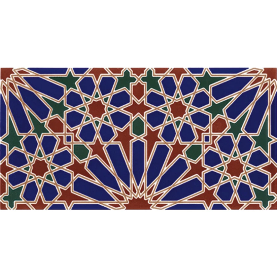 Плитка настенная Cas Ceramica Areej глянцевая синяя 28х14 см