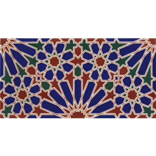 Плитка настенная Cas Ceramica Areej глянцевая синяя 28х14 см