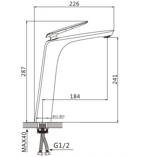Смеситель Savol для раковины S-JD9211A