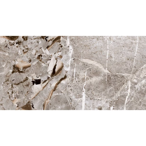 Керамогранит SotGres Griss Smoky глянцевый серый 60х120 см