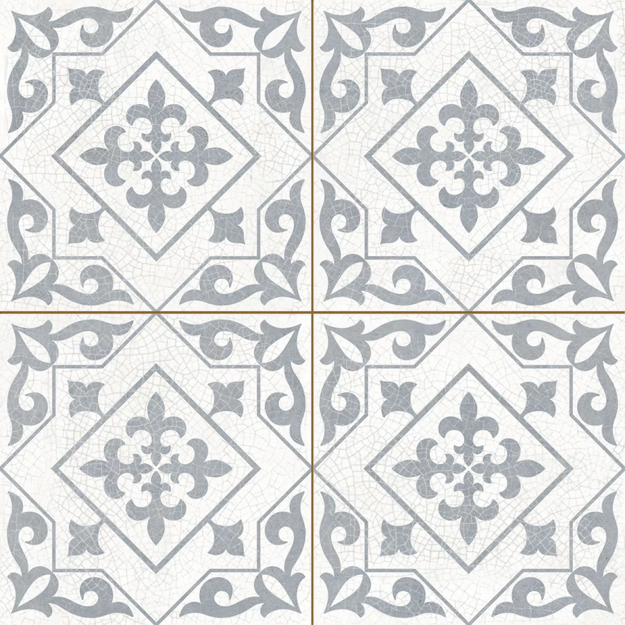 Плитка напольная Dvomo Timeless pre-cut Temple silver 1.22 м2, 45x45 см