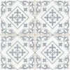 Плитка напольная Dvomo Timeless pre-cut Temple silver 1.22 м2, 45x45 см