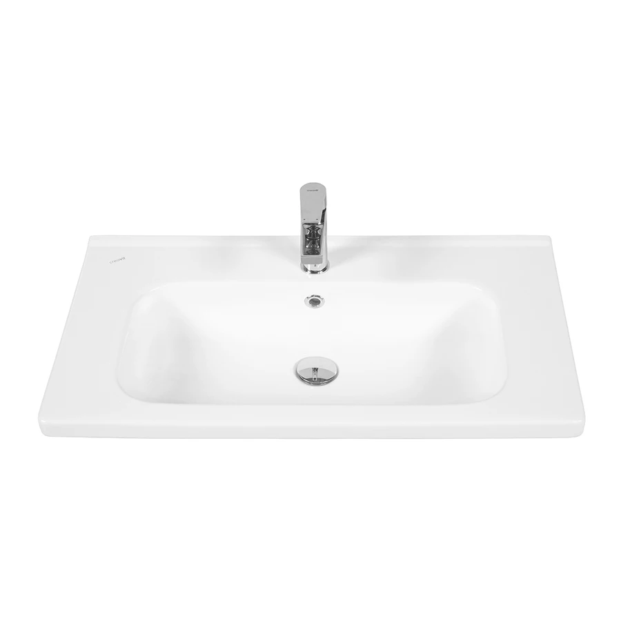 Раковина мебельная Creavit Ideal цвет белый без перелива ID080-00CB00E-0000 80х45 см
