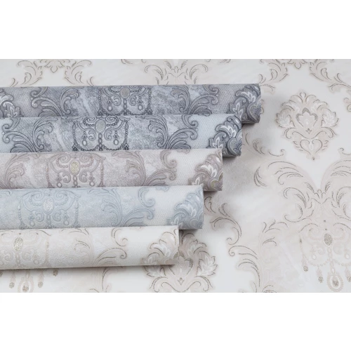 Обои флизелиновые Palitra Home Ornament HomeColor коричневые HC31215-28 1,06х10,05 м