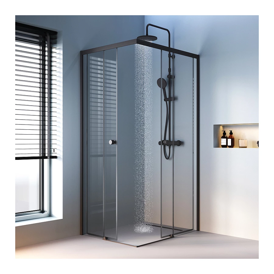Душевое ограждение Am Pm X-Joy без поддона W94G-403-10080-BТ 100х80 см