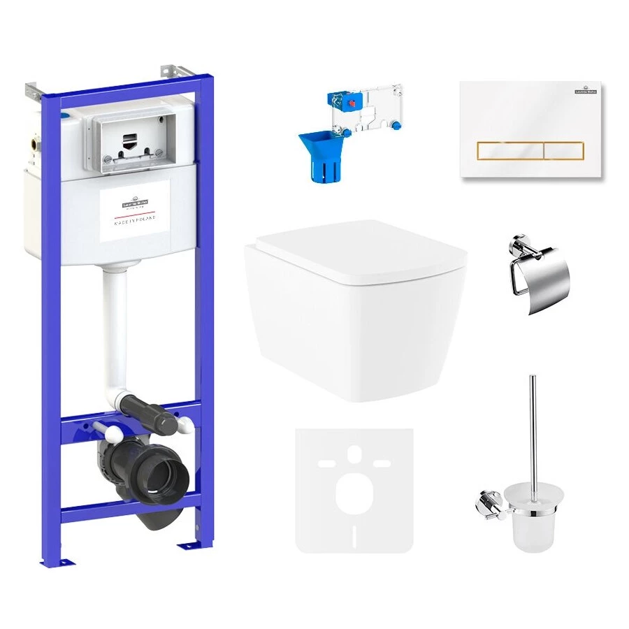 Унитаз Lavinia Boho Relfix Aveo Rimless 75110402 (комплект 9 в 1)