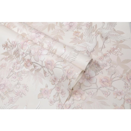 Обои флизелиновые Palitra Prestige Japandi Mural бежевые PC72090-23 1,06х10,05 м