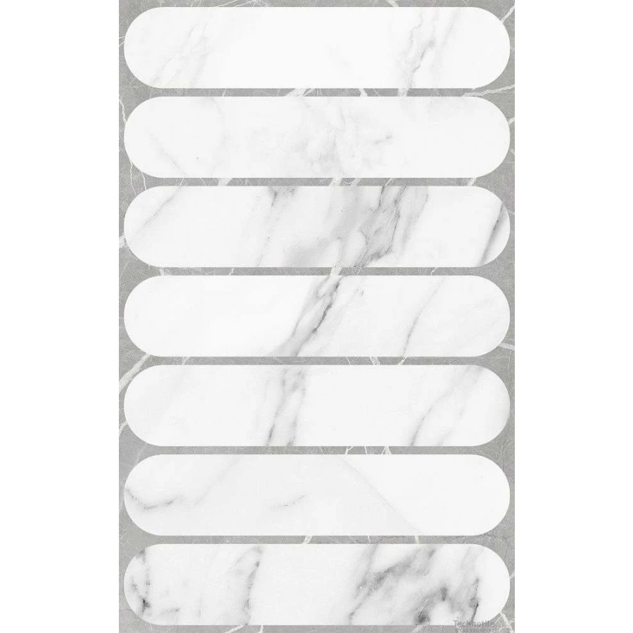 Плитка настенная Шахтинская плитка Арко низ 03 глянцевая белая 010100001582 40х25 см