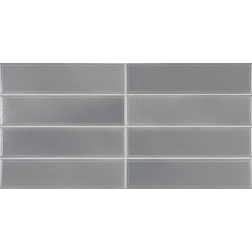 Плитка керамическая Equipe Лимит Грис / Limit Gris глянцевая серая 27528 24,6х6 см