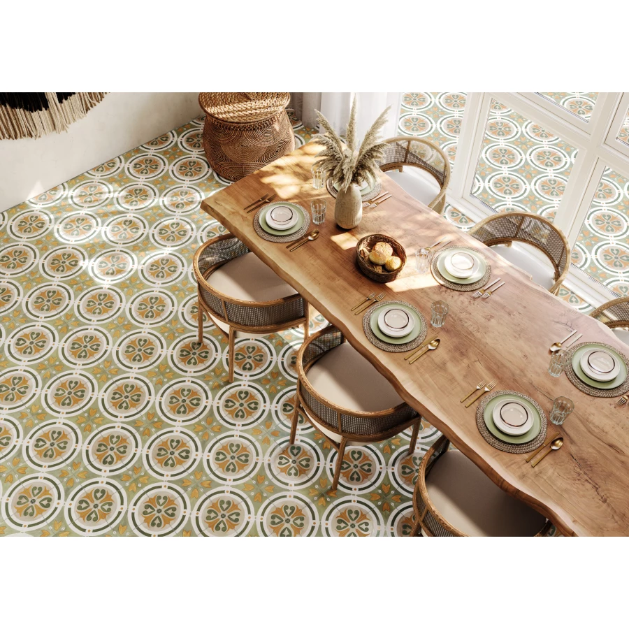 Керамогранит Harmony Peronda Amber Green SP матовый многоцветный 3386041653 22,3х22,3 см